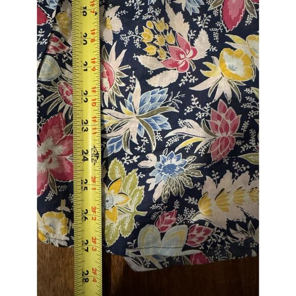 Talbots Lush Garden Button Up Bloomcore Coastal Grandma Office Top Blouse Size M - Picture 4 of 8